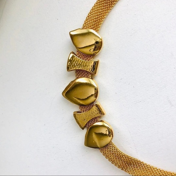 Vintage Unique Mesh necklace 🖤 - Picture 9 of 10